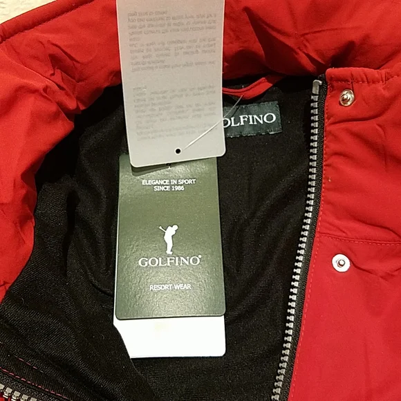 LADIES GOLFINO VERSATILE RED JACKET SIZE 10 - Picture 14 of 16
